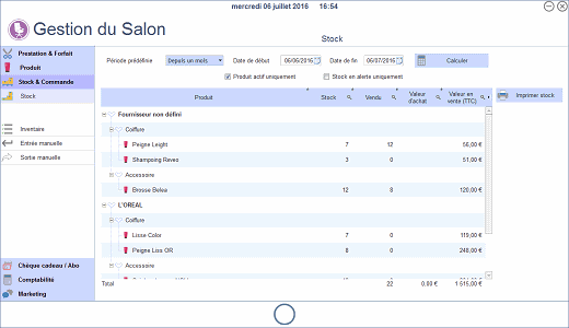 Gestion de stock